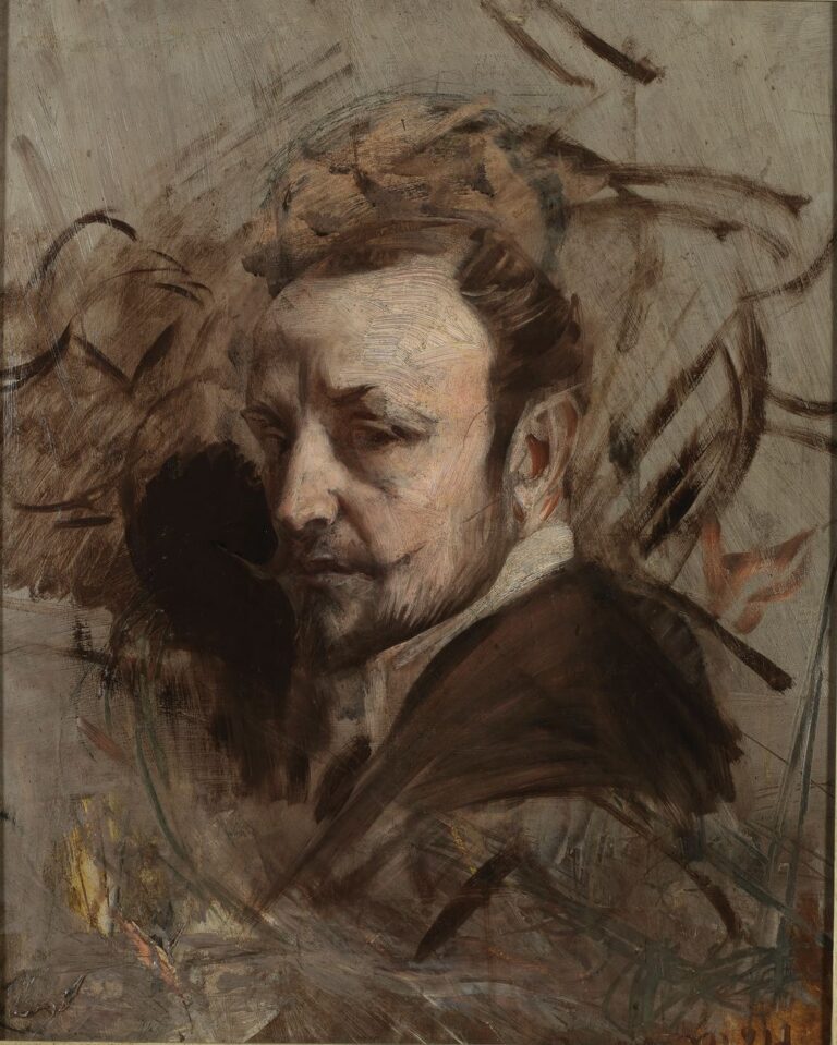 Giovanni Boldini, Autoritratto, 1892 ca. Ferrara, Museo Giovanni Boldini © Gallerie d’Arte Moderna e Contemporanea, foto Tiziano Menabò