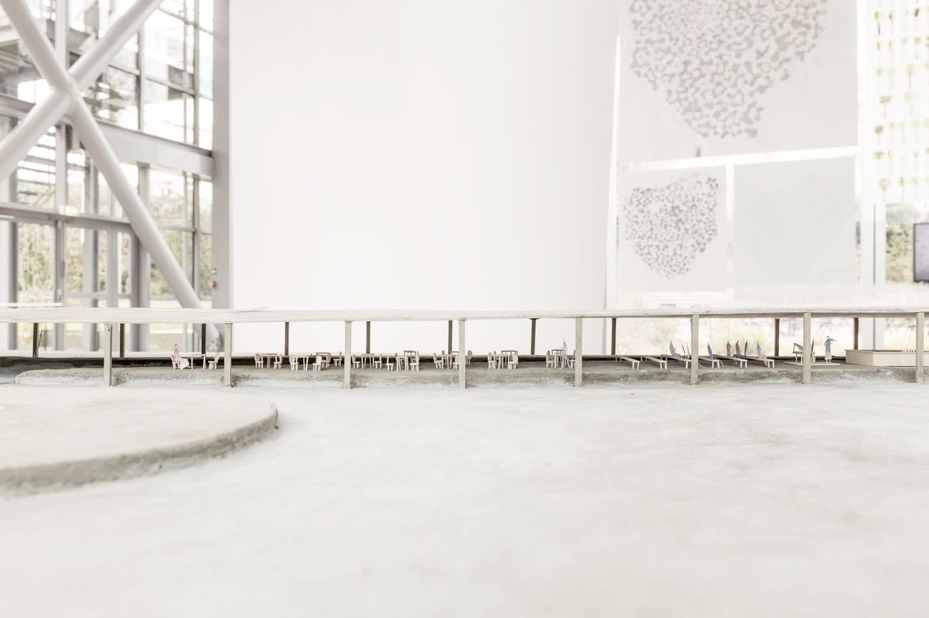 Junya Ishigami. Freeing Architecture. Exhibition view at Fondation Cartier pour l’art contemporain, Parigi 2018. Photo © Giovanni Emilio Galanello