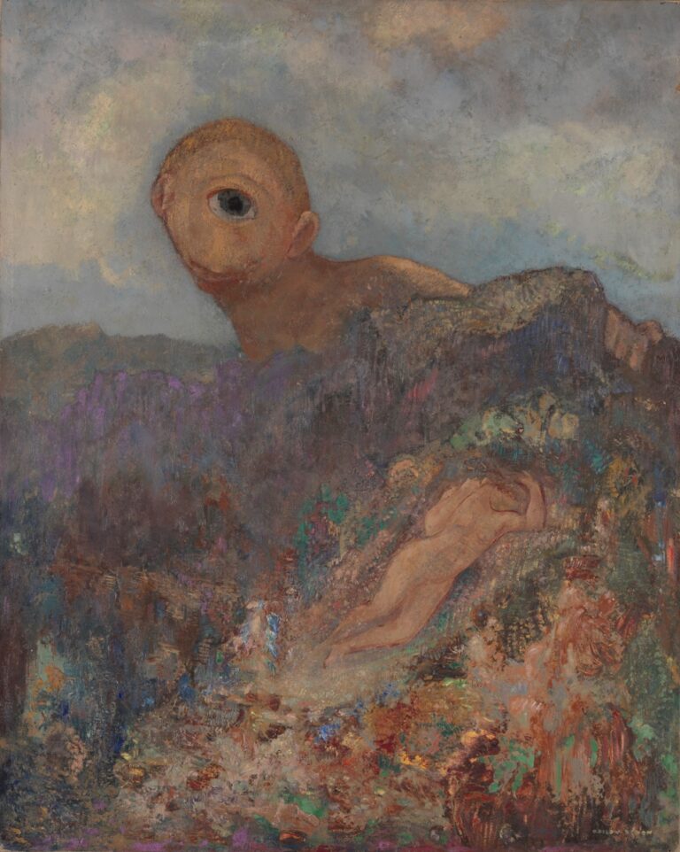 Large KM 103.098 Odilon Redon, Le cyclope (De cycloop The cyclops), circa 1914