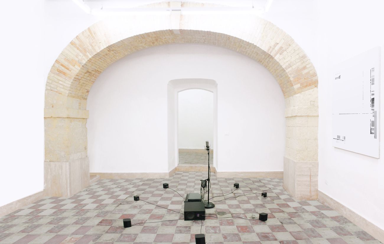Manuel Fois. Felexible Distances. Installation view at Galleria Macca, Cagliari 2018