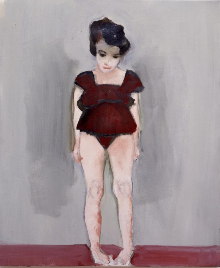 Marlene Dumas, Bashfulness, 1991. Oil on canvas. 60 x 50 cm. Private Collection, Courtesy Galerie Paul Andriesse. © Marlene Dumas. Photo: Peter Cox