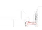 New York, High end along the High Line. Architectural drawing by Angelo Caccese