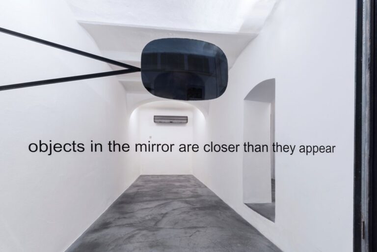 Roman Ondak. Objects in the mirror. Installation view at BASE, Firenze 2018. Courtesy BASE, Firenze. Photo OKNO Studio