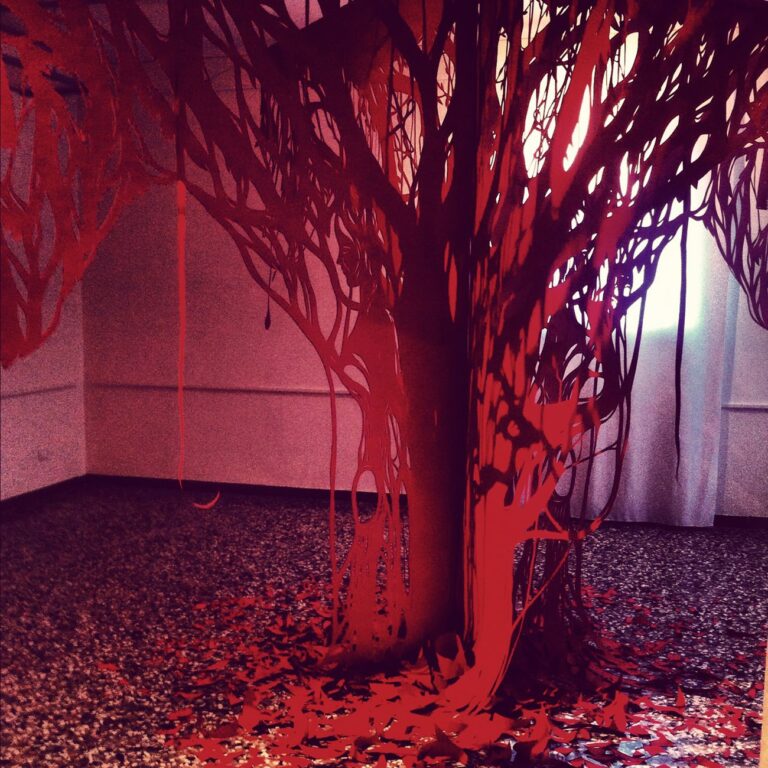 Ufocinque, L'albero rosso, 2013, Pulsart Schio