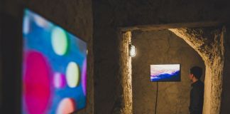 Vincenzo Frattini. La dipendenza sensibile alle condizioni iniziali. Exhibition view at Castello Aragonese d’Ischia, Napoli 2018. Photo Marco Albanelli