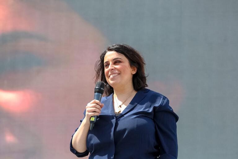 Alcune immagini dalla performance di Marinella Senatore a Venezia insieme a mille bambini. Ph Davide Carrer