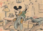 Brave Little Tailor, 1938. Disney Studio Artist. Story sketch. Colored pencil and graphite on paper © Disney Enterprises Inc.