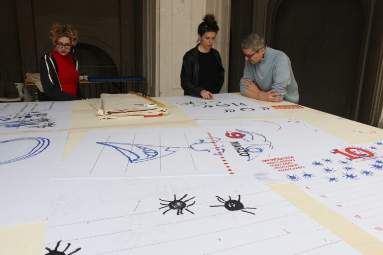 Il laboratorio di Cesare Pietroiusti a Casa Morra. ph. Iacopo Seri