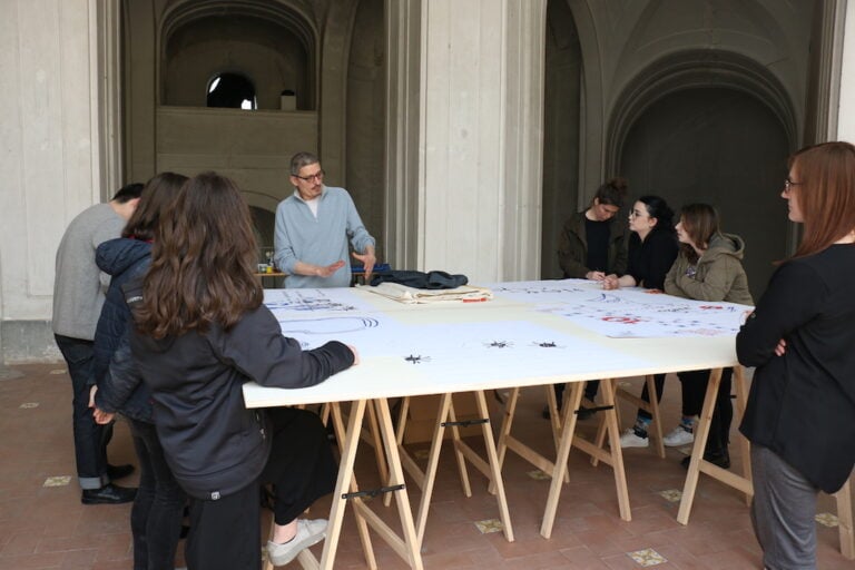 Il laboratorio di Cesare Pietroiusti a Casa Morra. ph. Iacopo Seri