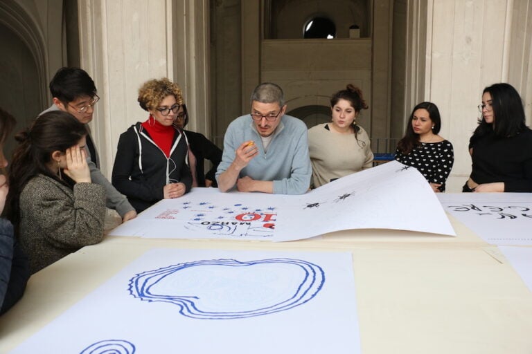 Il laboratorio di Cesare Pietroiusti a Casa Morra. ph. Iacopo Seri