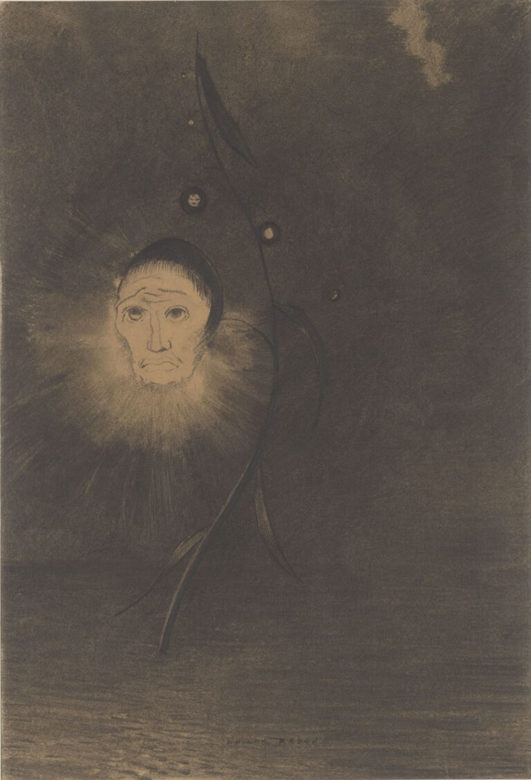 Odilon Redon, La fleur du marécage circa 1884-1885