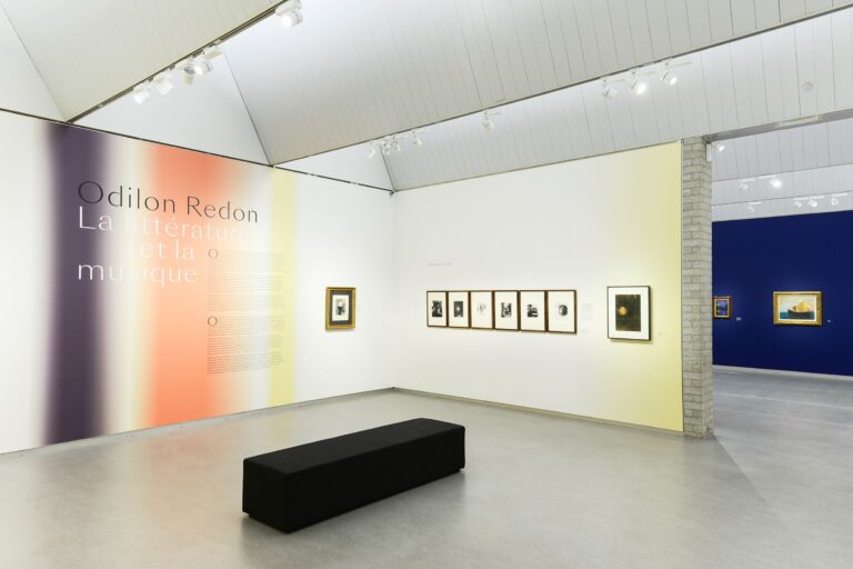 Odilon Redon. La littérature et la musique, exhibition view at Kröller-Müller Museum, Otterlo 2018, photo Marjon Gemmeke