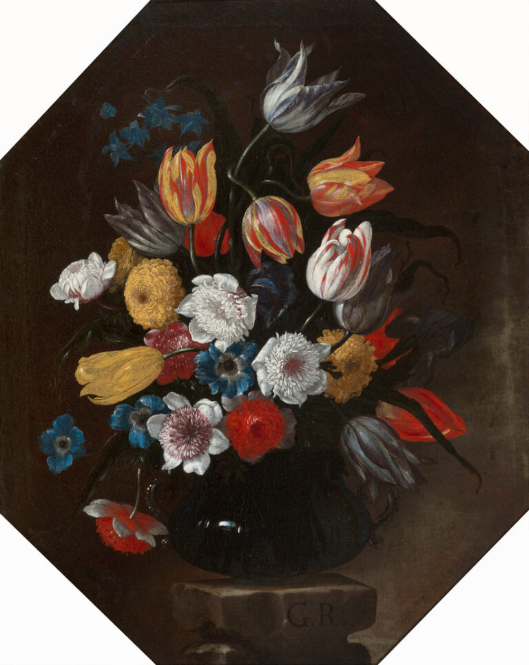Giuseppe Recco, Vaso di fiori, anni Trenta del Seicento, Napoli, collezione Rocco Galli