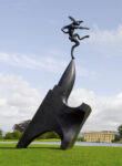 Barry Flanagan Large Nijinski on Anvil Point, 2001 Bronze Courtesy: Waddington Custot