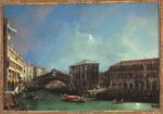 Canaletto (1697-1768), Il ponte di Rialto da Nord, Venezia, 1725, olio su tela, cm 90,5 x 134,6, Torino, Pinacoteca del Lingotto Giovanni e Marella Agnelli © Pinacoteca del Lingotto Giovanni e Marella Agnelli, Torino