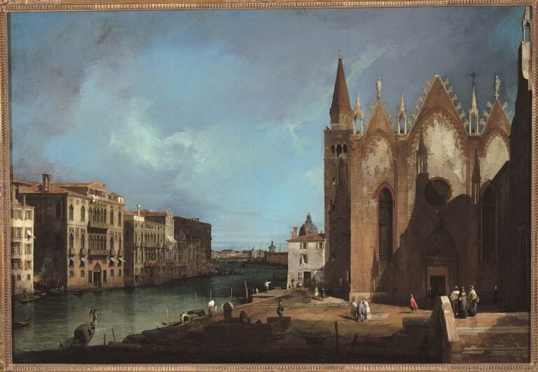 Canaletto (1697-1768), Il Canal Grande con Santa Maria della Carità, Venezia, olio su tela, cm 89,5 x 131,4, Torino, Pinacoteca del Lingotto Giovanni e Marella Agnelli © Pinacoteca del Lingotto Giovanni e Marella Agnelli, Torino