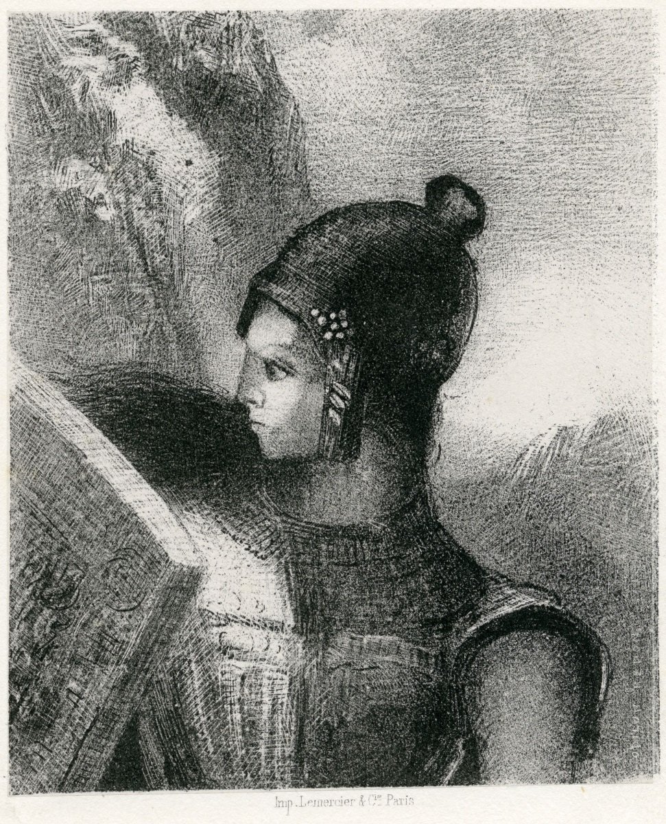 Odilon Redon, Brünnhilde, 1885