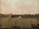 Canaletto (1697-1768), Il Chelsea College, la Rotonda, casa Ranelagh e il Tamigi, Londra 1751, olio su tela, cm 95,5 x 127, La Habana (Cuba), Coleccion Museo Nacional de Bellas Artes, 92-289