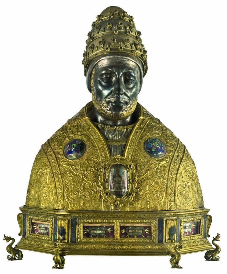 Antonio Di Salvi, Reliquiario a busto di S. Silvestro papa, 1497