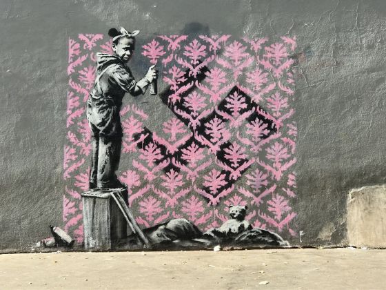 Un murales di Banksy a Parigi