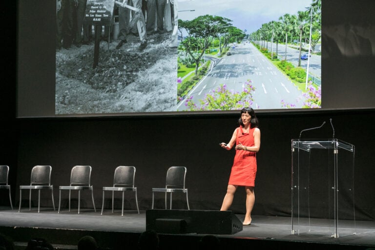 Broken Nature, a public symposium. Sarah Ichioka. Foto Gianluca di Ioia. Courtesy La Triennale di Milano