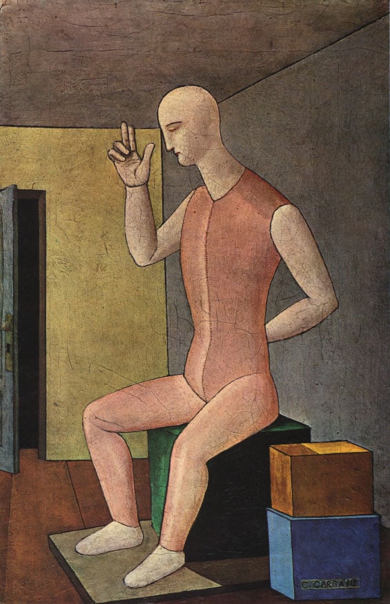 Carlo Carrà, L'idolo ermafrodito, 1917