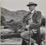 Frank Lloyd Wright at Taliesin West, The Frank Lloyd Wright Foundation Archives (The Museum of Modern Art Avery Architectural & Fine Arts Library, Columbia University, New York)