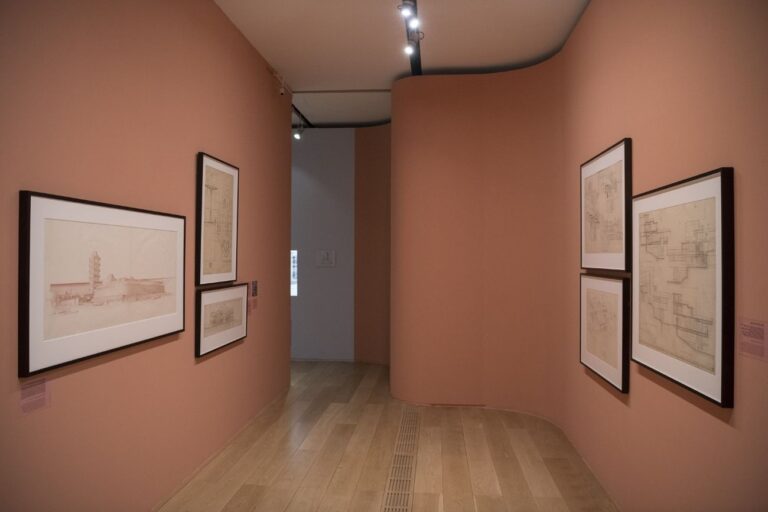 Frank Lloyd Wright tra America e Italia. Exhibition view at Pinacoteca Giovanni e Marella Agnelli, Torino 2018