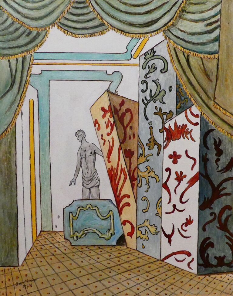 Giorgio de Chirico, Mistero di una stanza d'albergo a Venezia, 1974