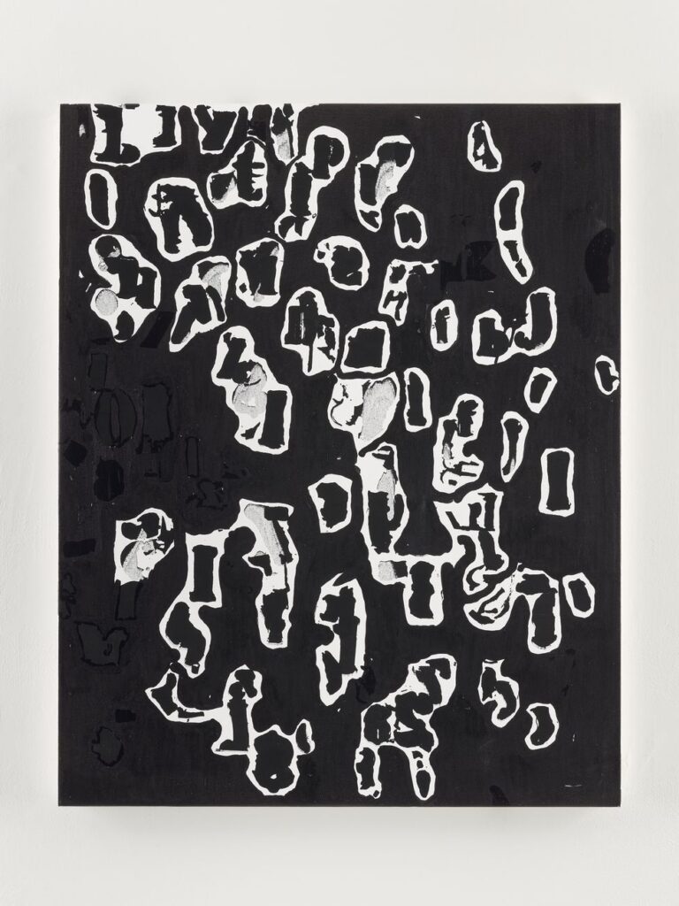 Glenn Ligon, Study for Debris Field #7, 2018