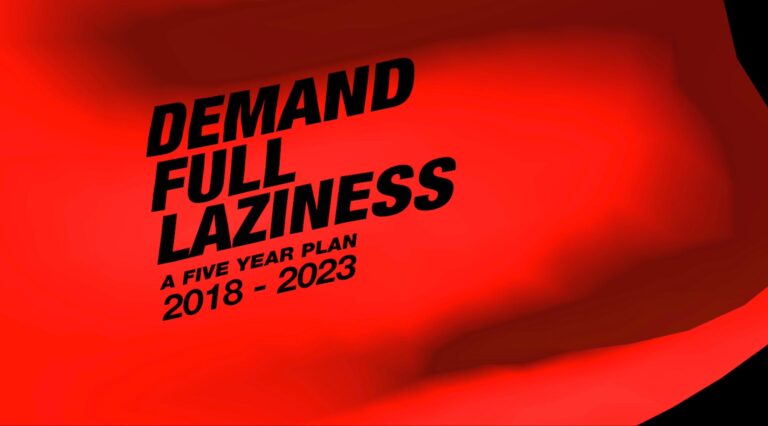 Guido Segni, Demand Full Laziness, 2018