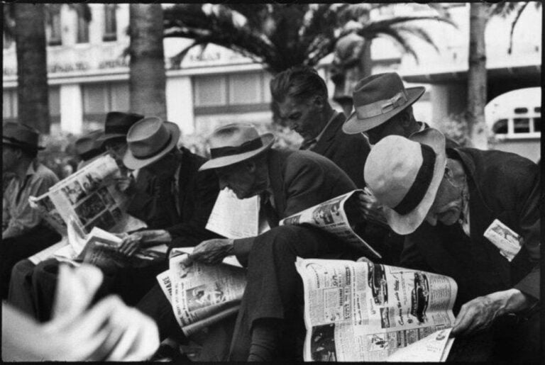 Henri Cartier-Bresson, Pershing Square, Los Angeles, USA, 1946 © Henri Cartier-Bresson _ Magnum Photos