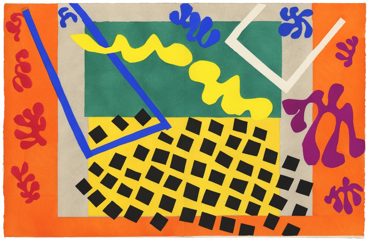 Henri Matisse, I Codomas, da Jazz, Tériade Editore, Parigi 1947, Kunstmuseum Pablo Picasso Münster © Succession H. Matisse S.I.A.E 2018