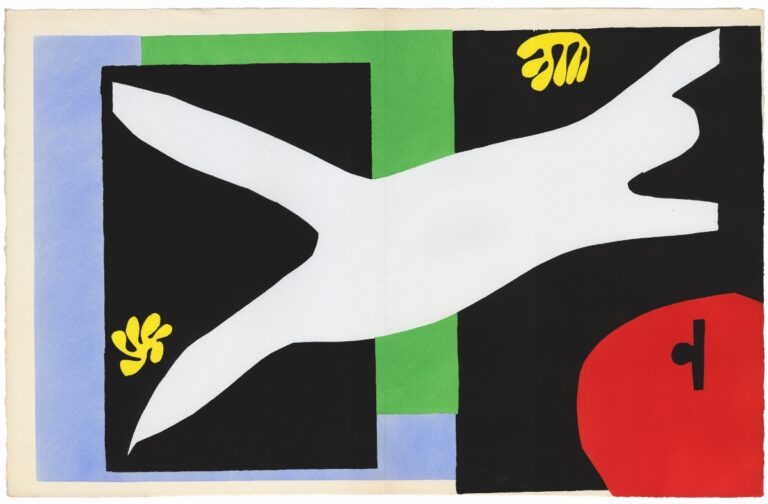 Henri Matisse, La nuotatrice nell’acquario, da Jazz, Tériade Editore, Parigi 1947, Kunstmuseum Pablo Picasso Münster © Succession H. Matisse S.I.A.E 2018