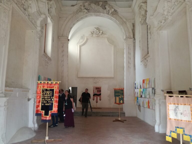 Manifesta 12, Marinella Senatore, Palermo procession, installazione presso la chiesa dei SS. Euno e Giuliano. Ph. Desirée Maida