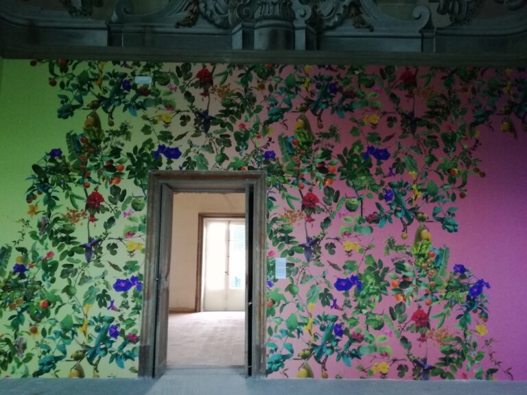 Manifesta 12, Palazzo Butera, Fallen Fruit, Theatre of the Sun, installation view. Ph. Desirée Maida