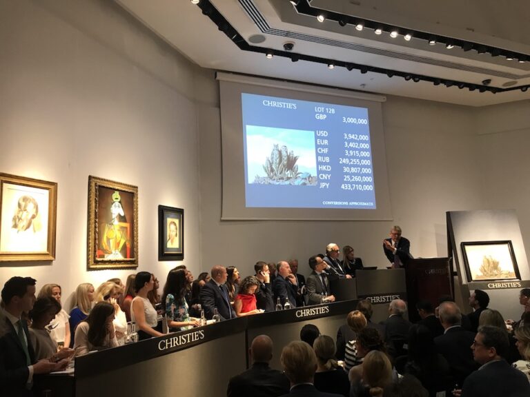 Aste Christie's e Sotheby's giugno 2018