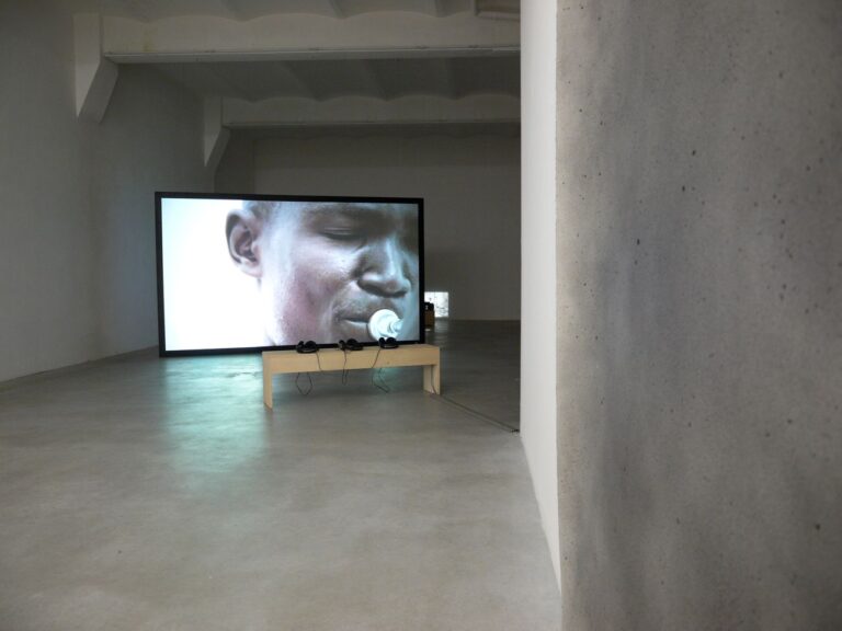 Katarina Zdjelar, My lifetime (Malaika), 2013, exhibition view, SpazioA, Pistoia