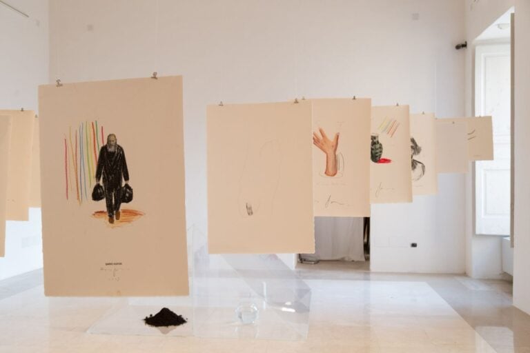 La Società della Stanchezza. Installation view at Museo Diocesano, Salerno 2018. Photo credits Bledar Hasko