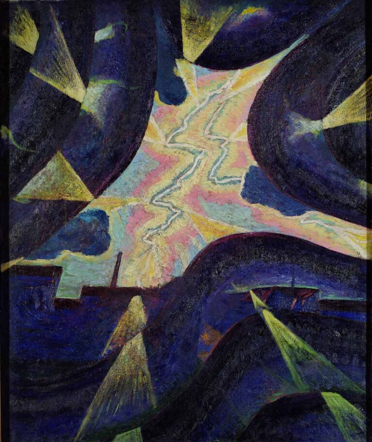 Luigi Russolo, Linee di forza - Forze della Folgore, 1912