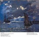 Monet, A Seascape, Shipping by Moonlight