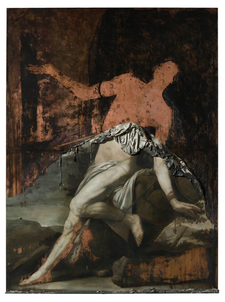 Nicola Samorì, Lieto fine di un martire, 2015. Courtesy Monitor, Roma Lisbona