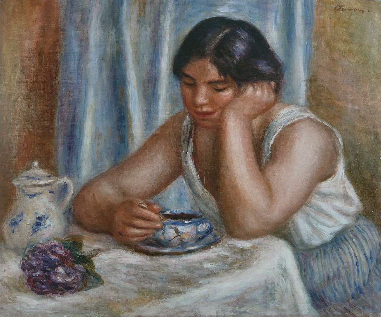 Pierre-Auguste Renoir, La Tasse de chocolat, 1912 ca. Philadelphia, Barnes Foundation