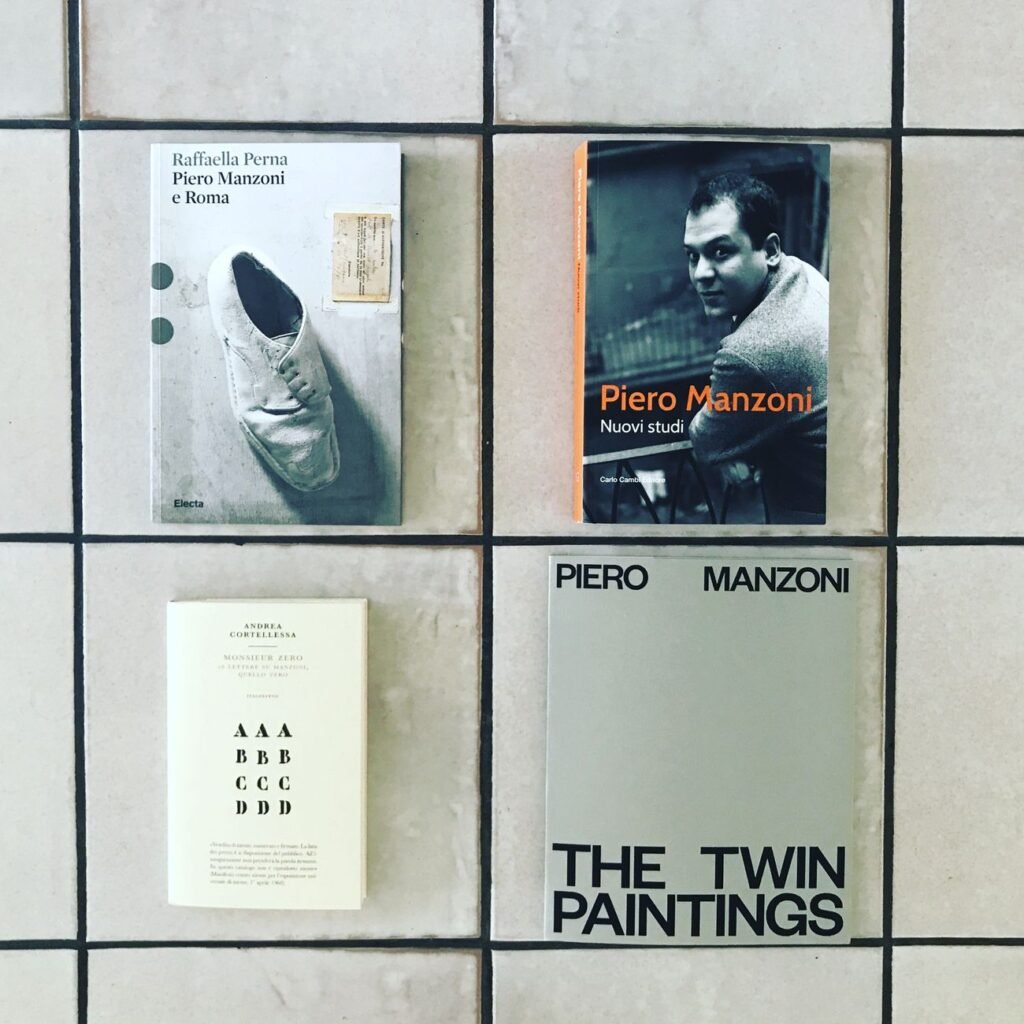 Piero Manzoni, quello vero, in quattro libri