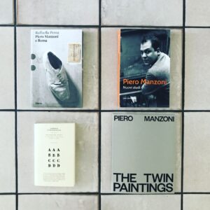 Piero Manzoni, quello vero, in quattro libri