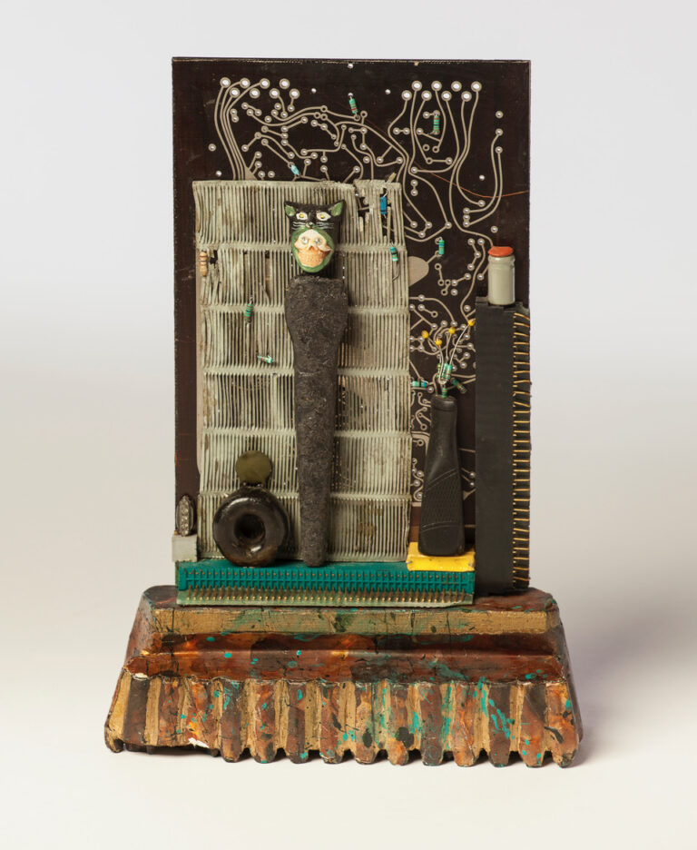 Betye Saar Guardian of Desires, 1988 (Back)Mixed media assemblage 10.75 x 7.25 x 2.75 in (27.3 x 18.4 x 7.0 cm)