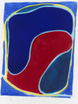 Sadie Laska, Untitled (Pepsi Shape), 2017, Oil, acrylic, spray paint on canvas, 2438 x 1829mm ©Sadie Laska, Courtesy Newport Street Gallery