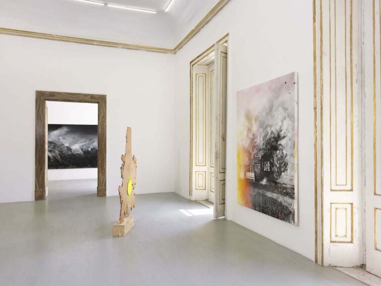 Ida Tursic & Wilfried Mille, Sunset e Pornografia, 2018, exhibition view at Galleria Alfonso Artiaco. Courtesy Galleria Alfonso Artiaco (Napoli), photo Luciano Romano