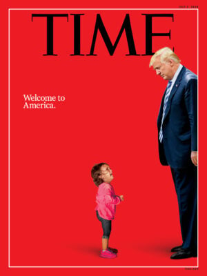 Donald Trump, i bambini migranti, le copertine del Time e la comunicazione politica