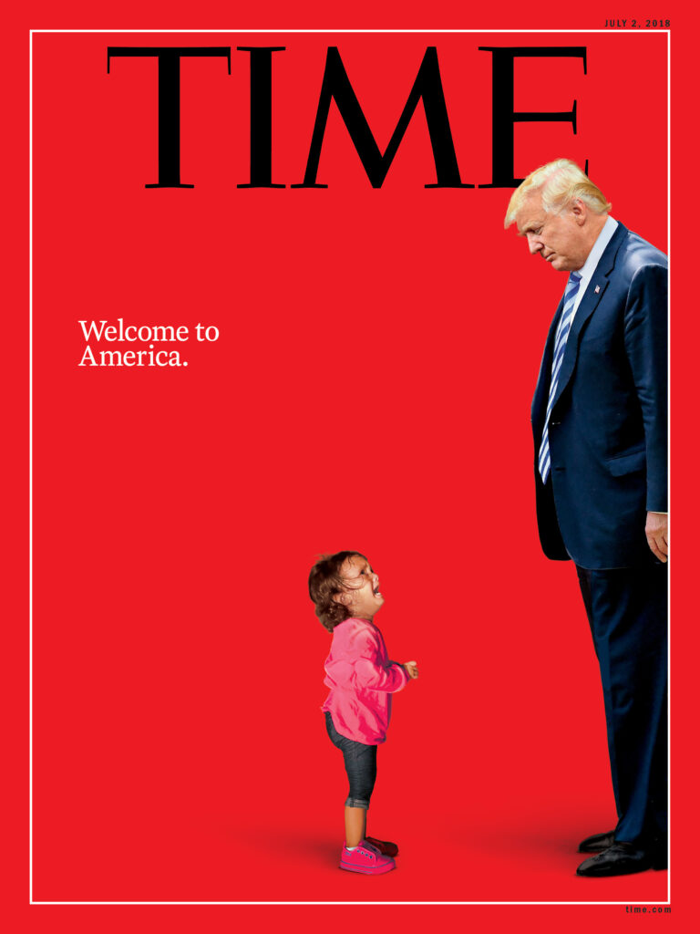 Donald Trump, i bambini migranti, le copertine del Time e la comunicazione politica